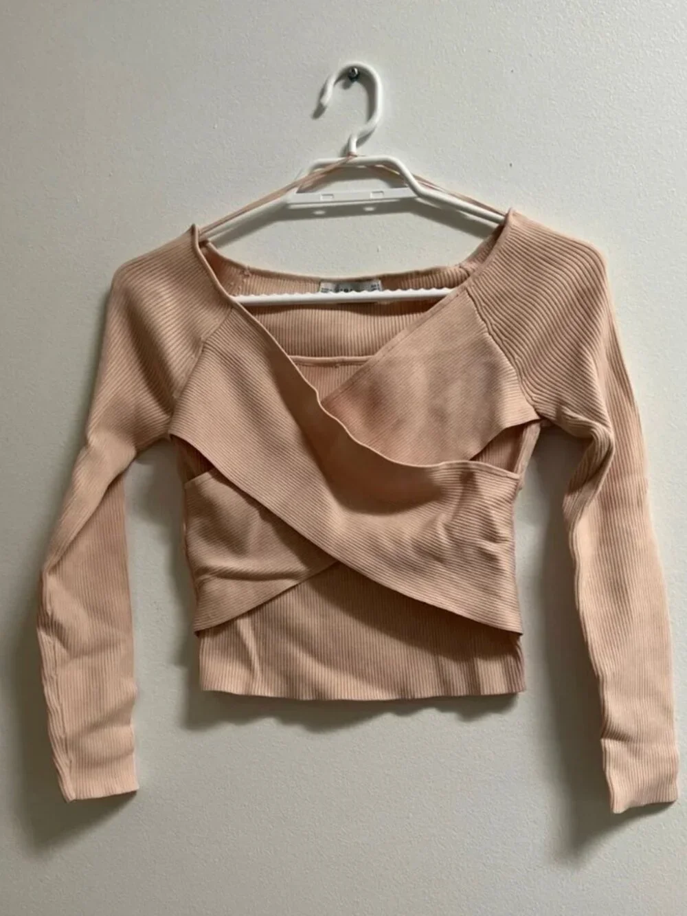 Zara Knit Balletcore Crop Top S - Picture 1 of 3